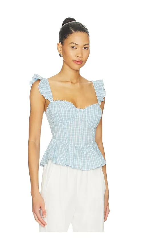 Baylin Top in Blue. - size L (also in M, S, XS) - ASTR the Label - Modalova