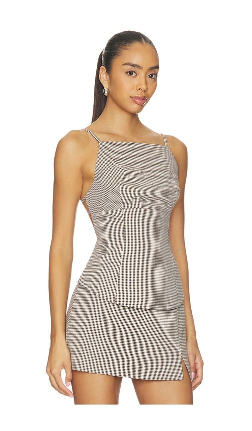 Nora Top in Brown. - size L (also in M, S, XL, XS) - ASTR the Label - Modalova