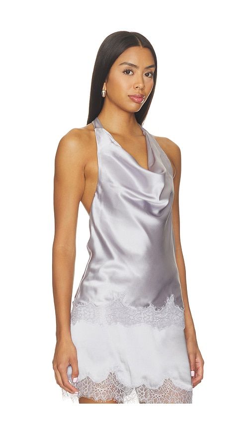 Melinda Top in Metallic , grey. - size L (also in M, S, XS) - ASTR the Label - Modalova
