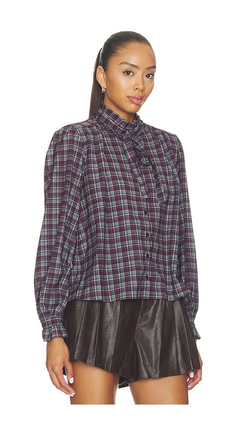 Alyssa Top in Burgundy. - size L (also in M, S, XS) - ASTR the Label - Modalova