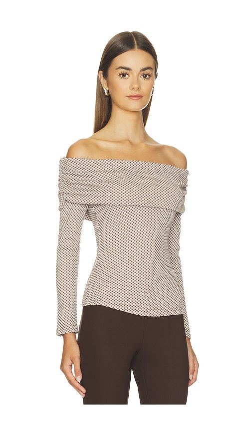 Diamante Top in Brown. - size L (also in M, S, XL, XS) - ASTR the Label - Modalova