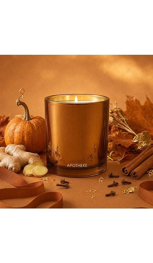 Pumpkin Ginger Classic Candle in Rust - APOTHEKE - Modalova