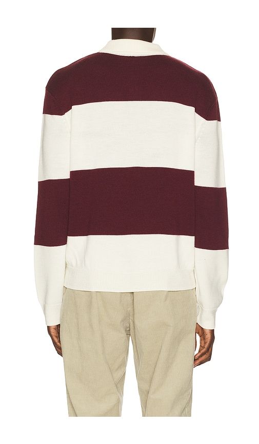 Luis Logo Polo Sweater in Burgundy. - size L (also in M, S, XL/1X) - A.P.C. - Modalova