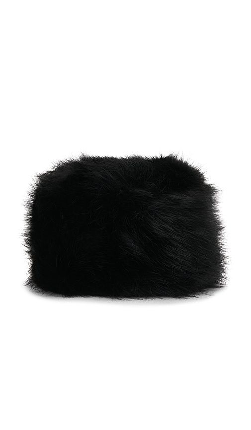 Margot Sable Pillbox Hat in Black - Apparis - Modalova