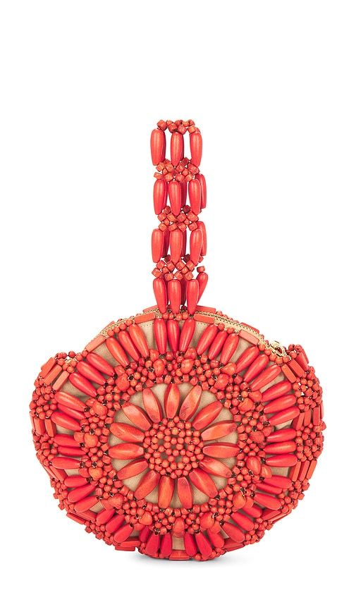 Aranaz Flordeliza Clutch in Red - Aranaz - Modalova