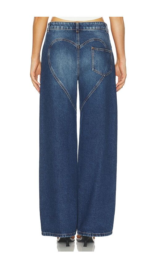 Crystal Chain Cutout Relaxed Leg in . Size 25. Also in 26, 27 - AREA - Modalova