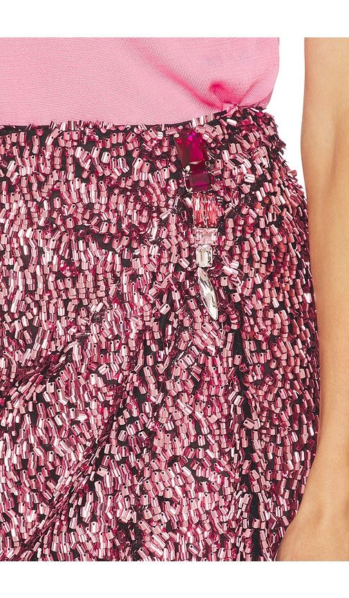 Sequin Mini Skirt in . Taglia 0. Also in 2, 4, 6, 8 - AREA - Modalova