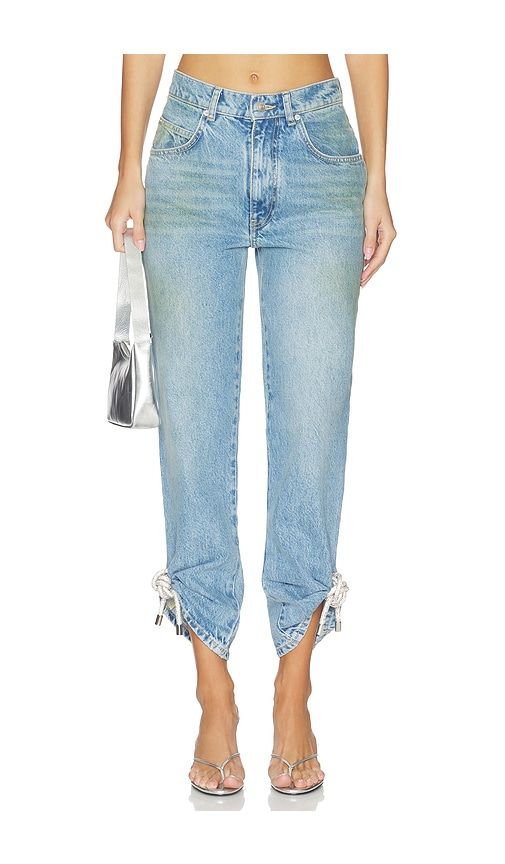 Crystal Knot Jean in Blue. - size 24 (also in 25) - AREA - Modalova