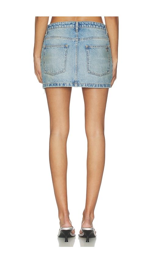 Crystal Fray Denim Mini Skirt in . Size 25. Also in 27 - AREA - Modalova