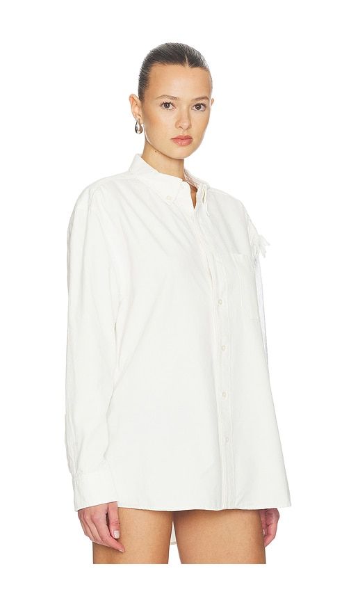 Deconstructed Sequin Oxford Shirt in . - size M (also in S) - AREA - Modalova