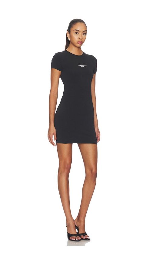 Fitted Mini Dress With Logo Print in . - size L (also in XS) - Alexander Wang - Modalova
