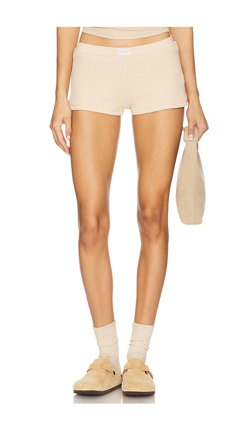 Waffle Short in Tan. - size L (also in XL) - Alexander Wang - Modalova