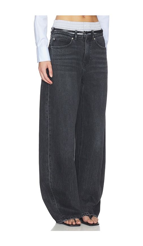 Prestyle Blow Up Jeans With Leather Belt And Boxer in Black. - size 26 (also in 27) - Alexander Wang - Modalova