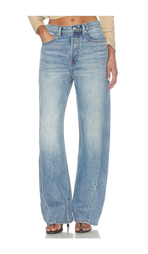 Float Jeans With Logo Shadow Pockets in Blue. - size 24 (also in 25, 28, 32) - Alexander Wang - Modalova