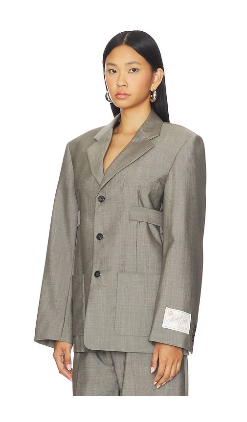 Blazer in Grey. - size L (also in M) - Alexander Wang - Modalova