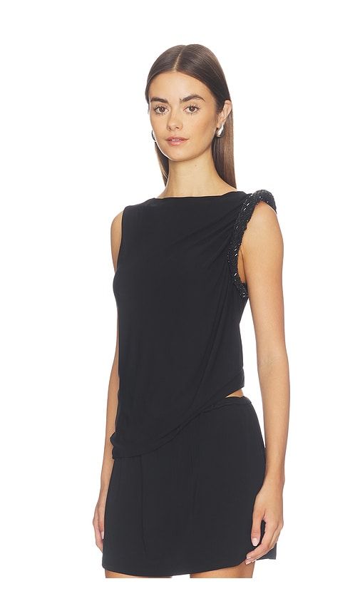 Sleeveless Top With Hotfix Twist Drape in . - size L (also in M, S, XS) - Alexander Wang - Modalova