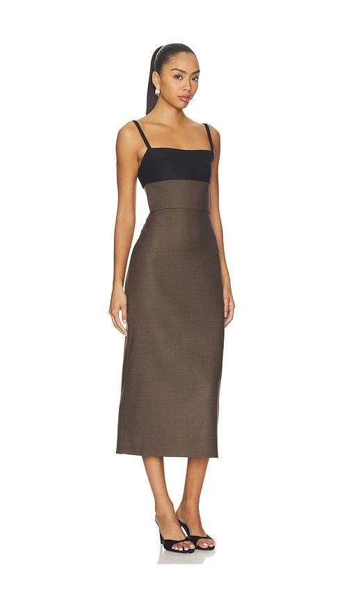 Samantha Dress in Brown. - size 0 (also in 2, 6, 8) - Amir Taghi - Modalova