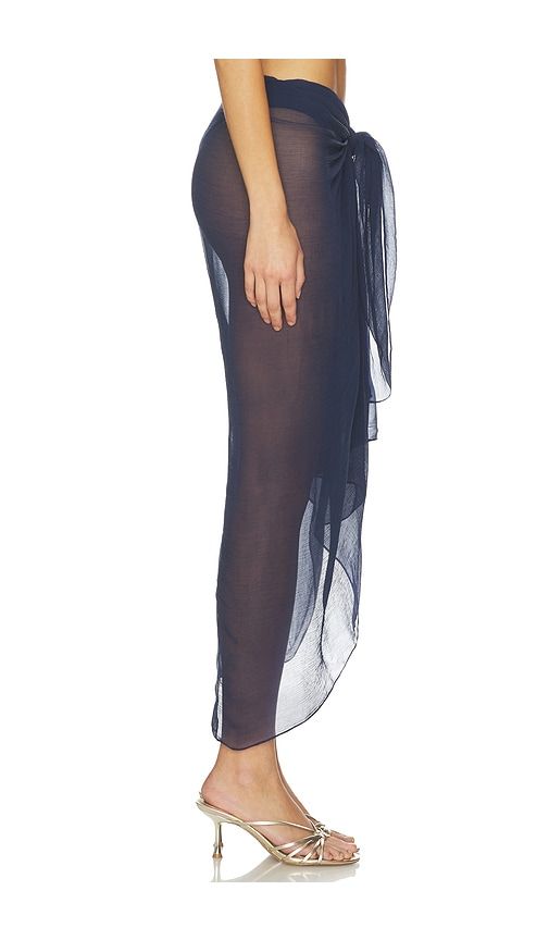 Santorini Sarong in Navy - Away That Day - Modalova