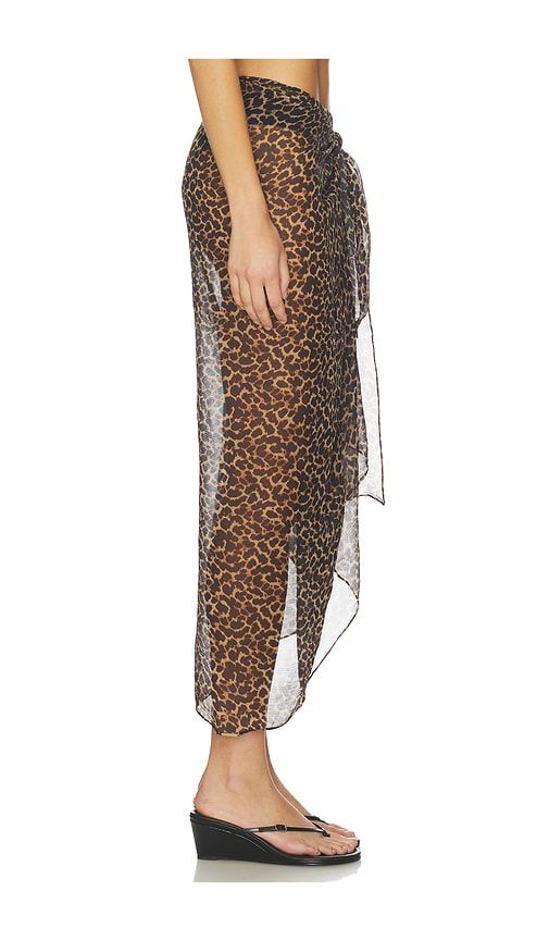 Santorini Sarong in Brown - Away That Day - Modalova