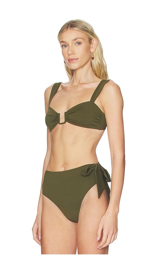 Cannes Bikini Top in Olive. - size M (also in S, XL, XS) - Away That Day - Modalova