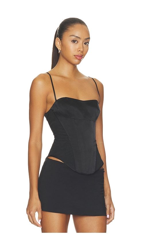 Lotus Mesh Side Corset Top in . - size L (also in S) - Auteur Studio - Modalova