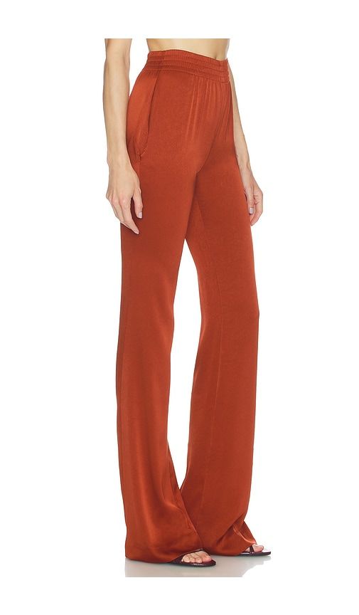 High Waist Bootcut Pants in Rust. - size 36 (also in 38) - Atlein - Modalova