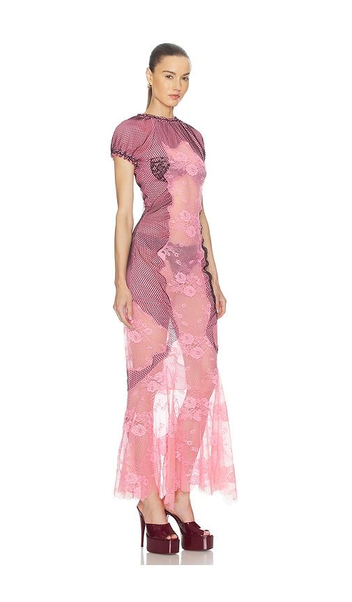 Sheer Midi Dress in . - size 40 (also in 42) - THE ATTICO - Modalova