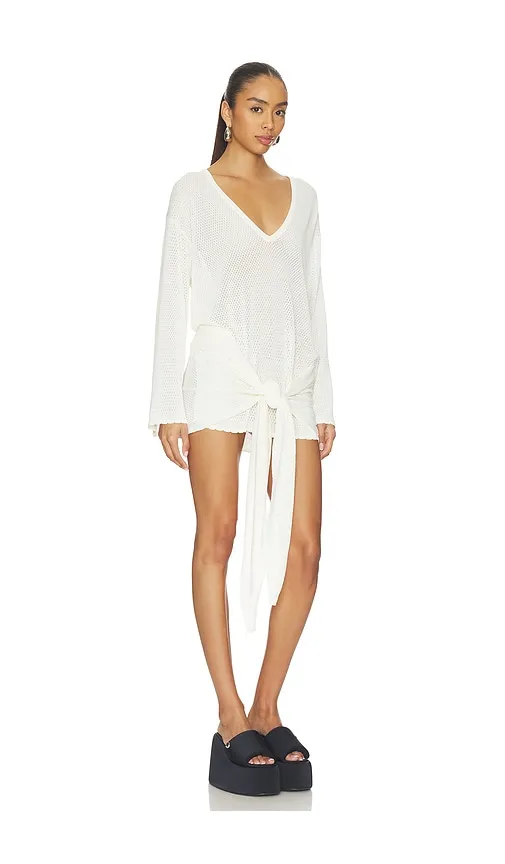 V Neck Mini Dress in . - size 38 (also in 40, 42, 44) - THE ATTICO - Modalova