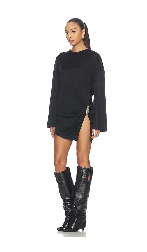 Drape Slit Mini Dress in . - size 40 (also in 42) - THE ATTICO - Modalova
