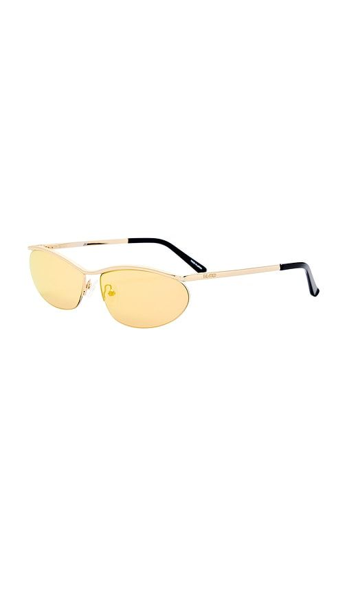 Charlotte Sunglasses in Metallic Gold - THE ATTICO - Modalova