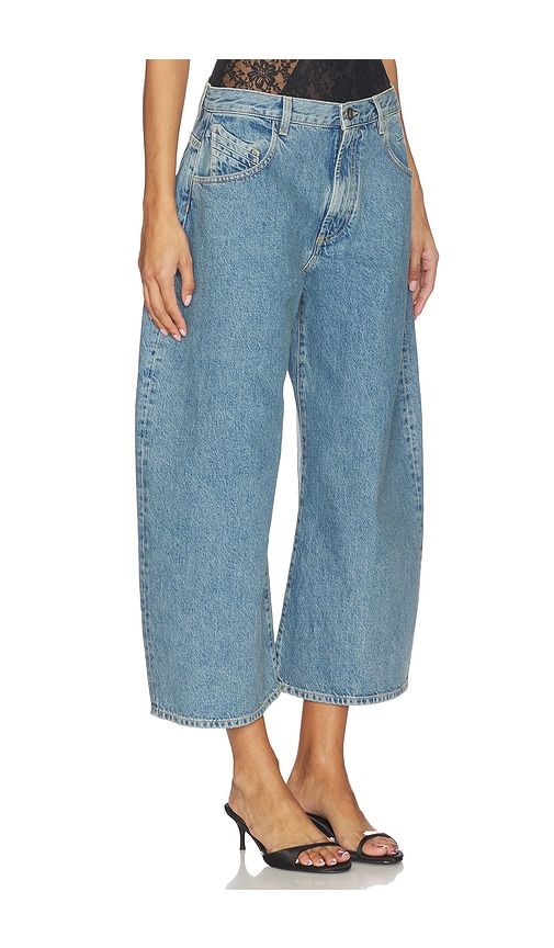Curved Short Leg in Blue. - size 25 (also in 26, 29) - THE ATTICO - Modalova