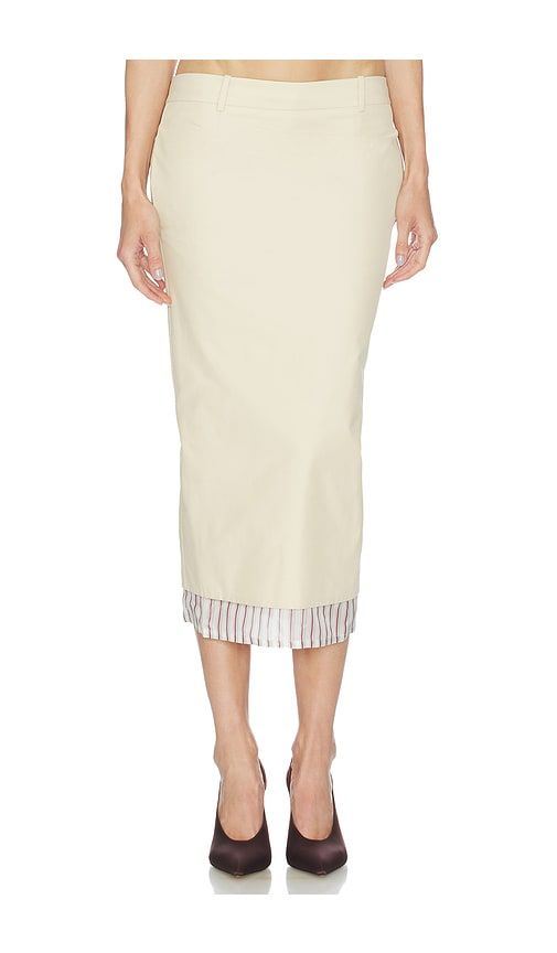 Low Rise Midi Skirt in . - size 36 (also in 38, 40, 42) - THE ATTICO - Modalova