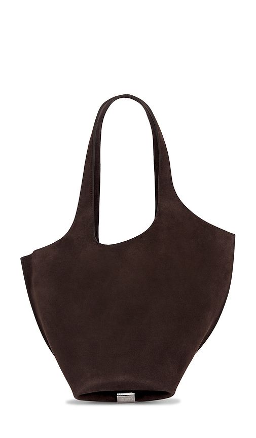 La Scoop Medium Shoulder Bag in Brown - THE ATTICO - Modalova