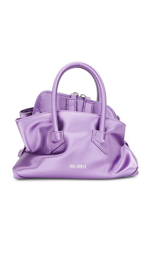 La Passeggiata Mini Top Handle Bag in Purple - THE ATTICO - Modalova