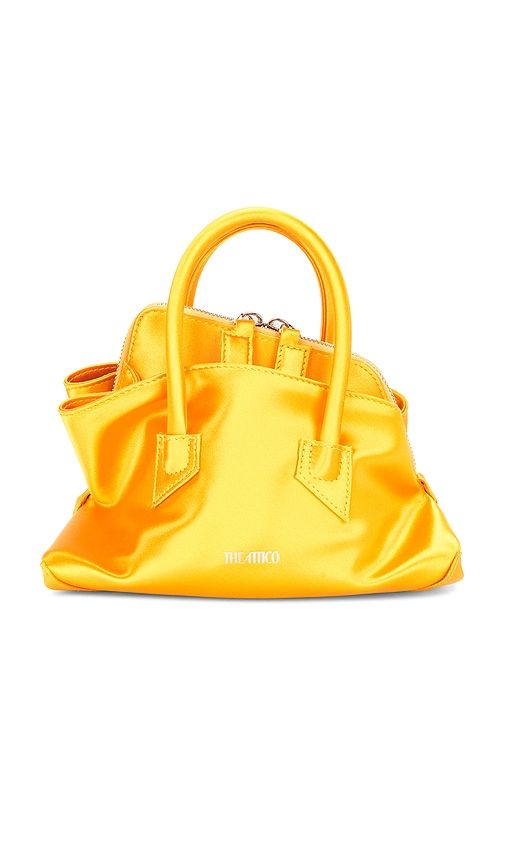 La Passeggiata Mini Top Handle Bag in Orange - THE ATTICO - Modalova