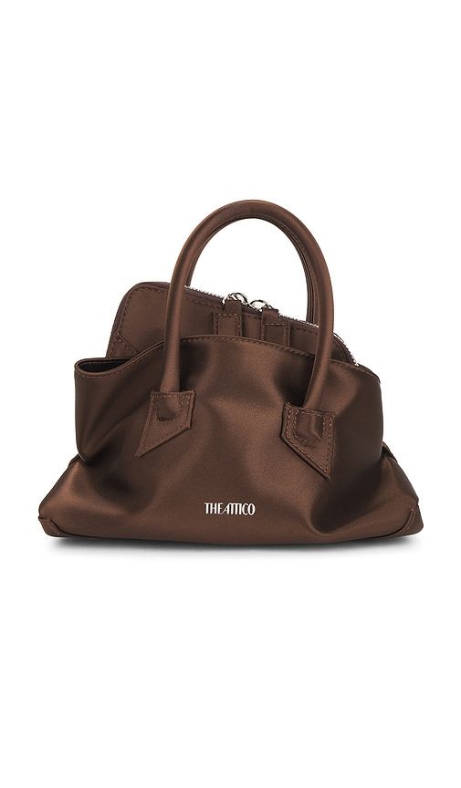 La Passeggiata Mini Top Handle Bag in Brown - THE ATTICO - Modalova