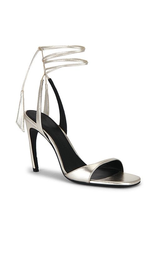 Ora 95mm Sandal in Metallic . - size 40 (also in 41) - THE ATTICO - Modalova