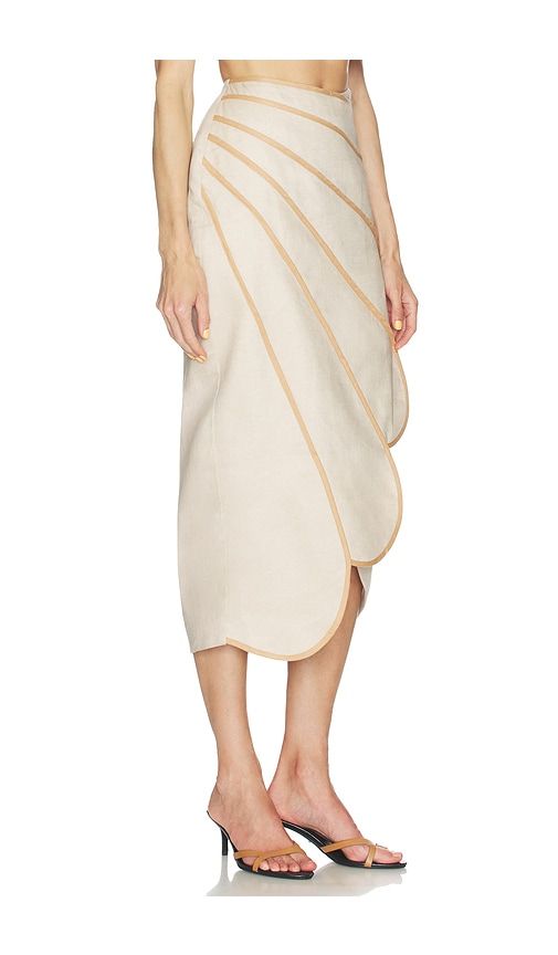 Sango Skirt in Tan. - size L (also in M, S, XS) - AZULU - Modalova