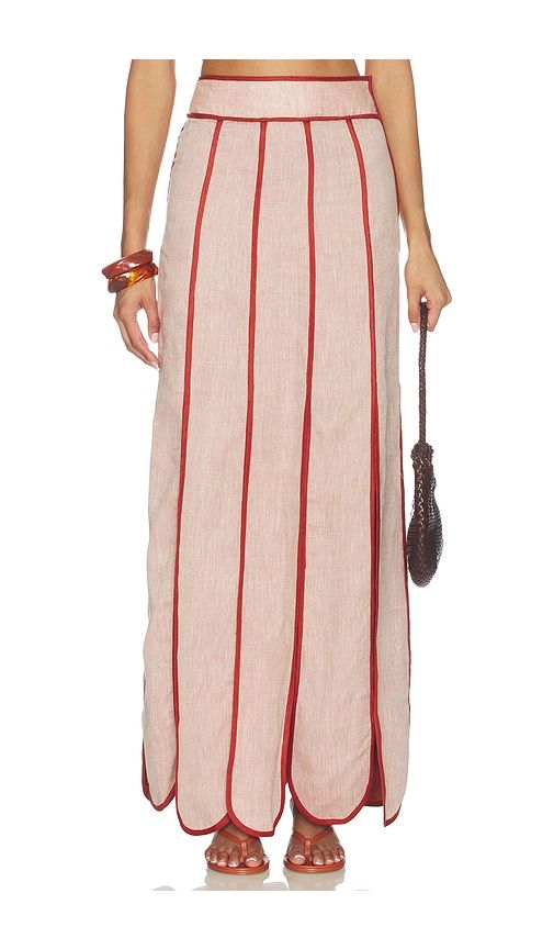 Cetina Skirt in Brick. - size L (also in XS) - AZULU - Modalova