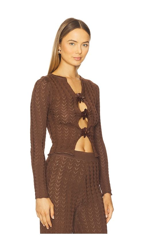 Marlowe Top in Brown. - size S (also in XS, XXS) - AZULU - Modalova