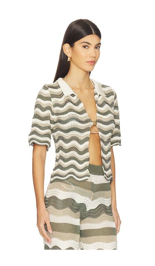 Martina Top in Olive. - size L (also in M, S, XS) - AZULU - Modalova