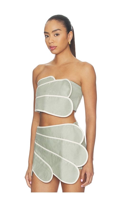 Sango Top in Green. - size L (also in M, S, XS) - AZULU - Modalova