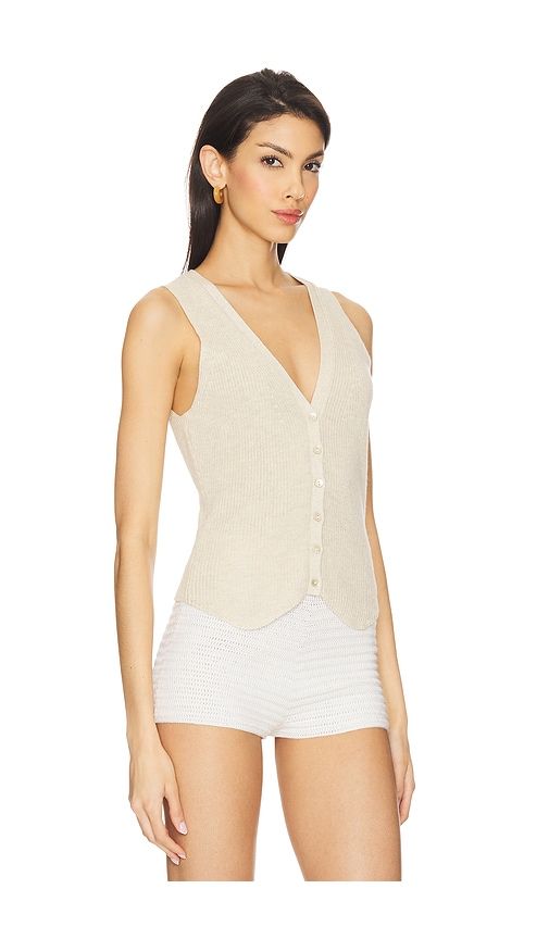 Shaker Vest in Neutral. - size S (also in XS, M, L, XL) - Autumn Cashmere - Modalova