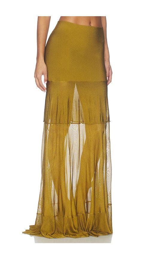 Gorrell Skirt in Mustard. - size L (also in M, S, XS) - Altuzarra - Modalova