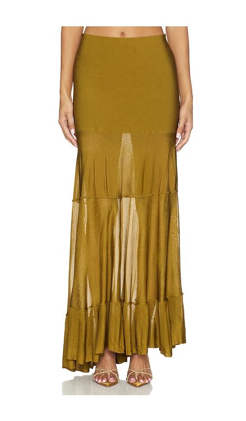 Gorrell Skirt in Mustard. - size XS (also in S) - Altuzarra - Modalova