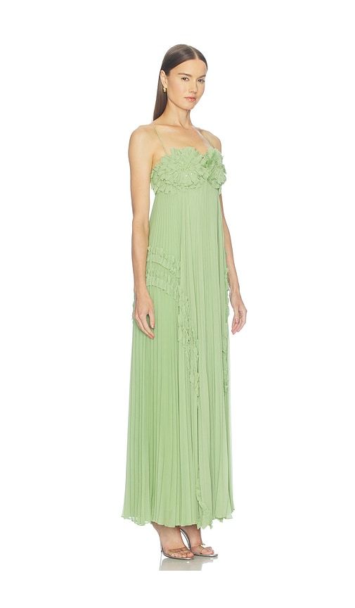 Odette Dress in Green. - size M (also in S, XS) - Alexis - Modalova