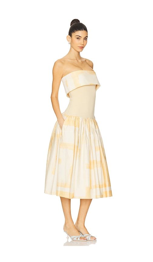 Robia Dress in Beige. - size M (also in S) - Alexis - Modalova