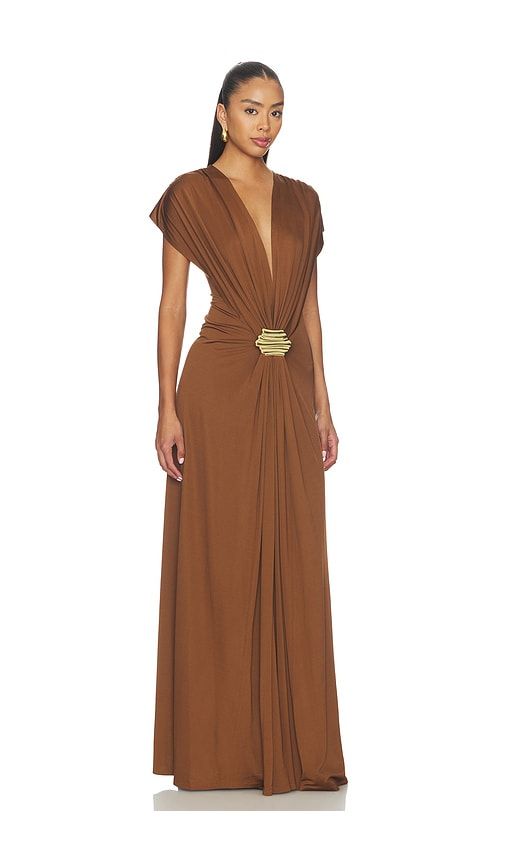 Lunaria Dress in Brown. - size M (also in S, XS) - Alexis - Modalova