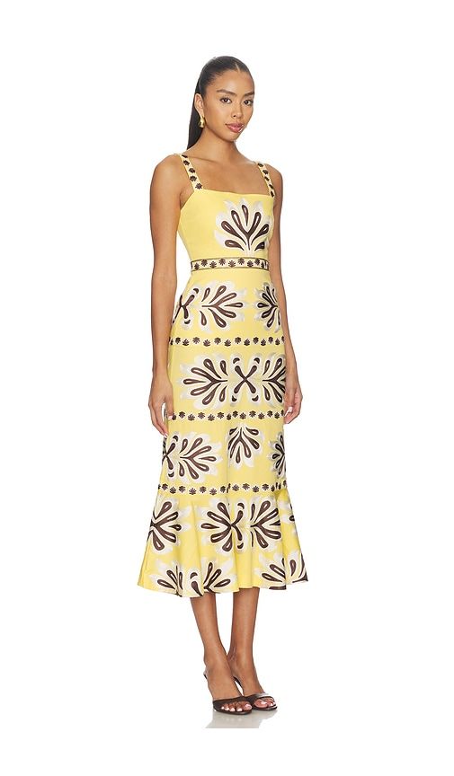 Sirena Dress in Yellow. - size L (also in M, S, XS) - Alexis - Modalova