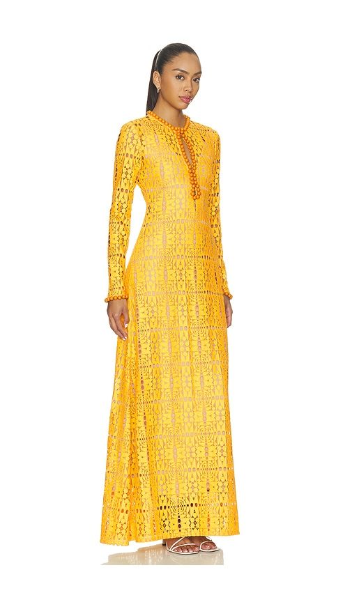 Casilda Dress in Yellow. - size L (also in S, XS) - Alexis - Modalova